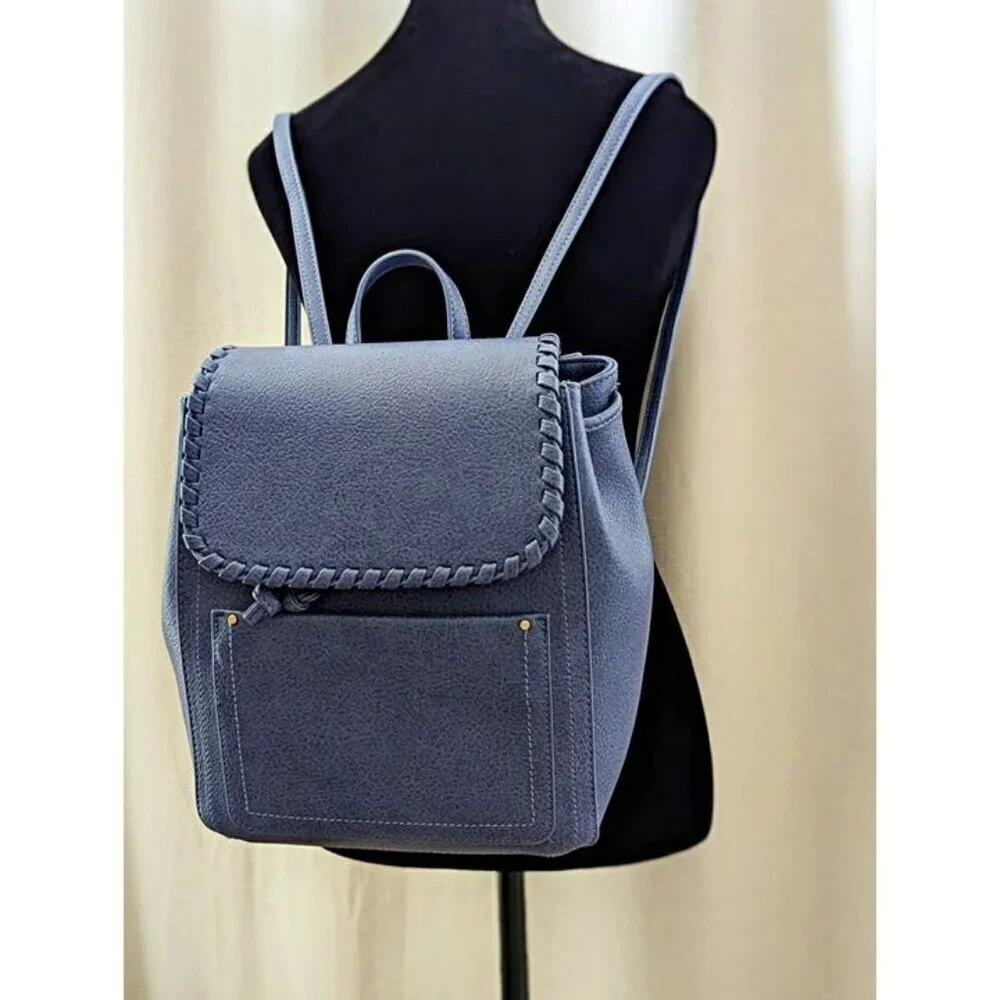 Style & Co Whip-Stitch Backpack Moonlight Blue, Created for Macy's (MSRP $90)